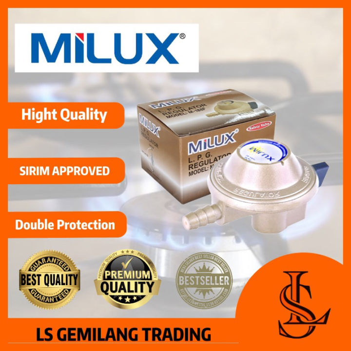 MILUX REGULATOR M1887 REGULATOR LOW PRESSURE REGULATOR AGE LPG GAS TONG ...