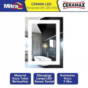 Ceramax Cermin Led Kamar Mandi Horizontal LMC - LED 002