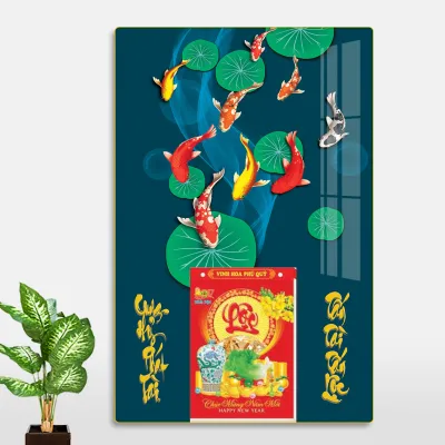 Tổng hợp 30 mẫu lịch tráng gương 2027 phiên bản mini gắn sẵn lốc lịch năm mới