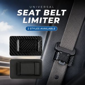 Car Safety Belt Limiter Seat Belt Fixed Buckle Stopper Clip Spacing Limit Adjusting Device SeatBelt Non-slip Buckles Accessories