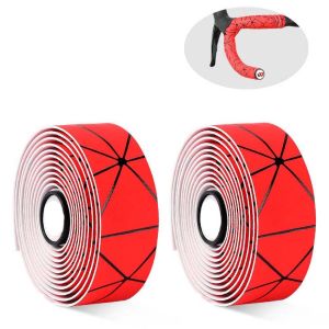 BLACKON 1 Đôi Mềm Giảm chấn Có 2 thanh cắm Không trượt EVA + PU Băng tay lái cho xe đạp Đai thanh tay lái Phụ kiện xe đạp Băng thanh cho xe đạp