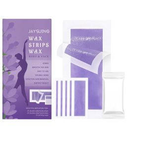 1 Of 20 Body Wax Strips * 20 Wax Strips * 10 Painless Hair Removal Fast Wax Strips For And Body Gentle