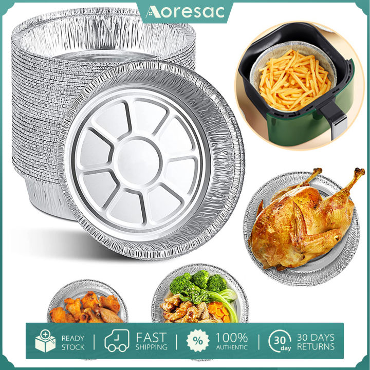 20PCS Inch Disposable Aluminum Foil Plates Round Tin Foil Pie Pans for  Air Fryers Baking Cooking Storage Roasting Lazada PH