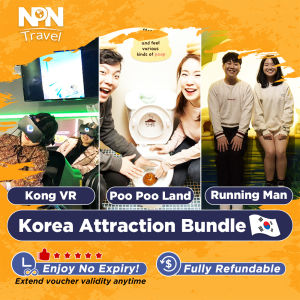 [Korea Attraction] Running Man + Poo Poo Land + Kong VR Person Bundle Set Open Date Ticket (Instant Delivery) E-ticket/Korea Attraction/One Day Pass/E-Voucher