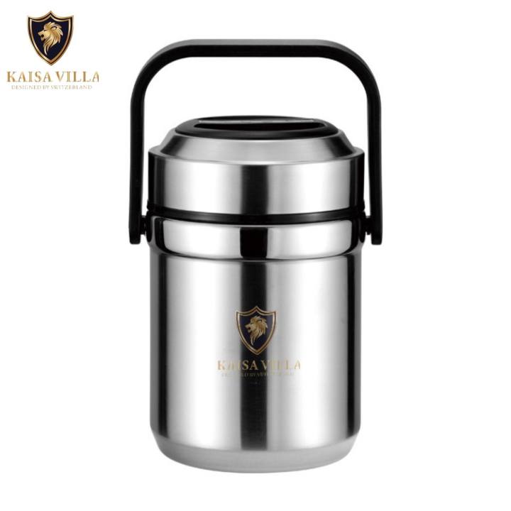 KAISA VILLA 3Layers Stainless Steel Vacuum Insulated Thermal Lunch  Box/Lifting pot Lazada PH