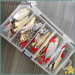 [Windmoon]🌟🌟【Hot Sale】🎈 New Mixed Fishing Lure Set Minnow Spoon Lure Soft Lure Fishing Accessory In Box Artificial Bait For Bass Pike Crank Dropshipping