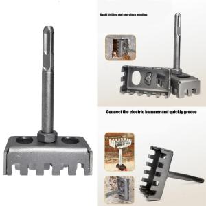 Electricians High Strength Square Hole Cutter Punch Tool Square Shank For 86 Type Junction Box Drywalls
