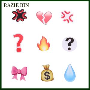 RAZIE BIN Angry Expression Drop Hair Clip Heartbroken Acrylic Hair Clip Funny Side Clip Duckbill Clip Bangs Side Clip Hair Accessories