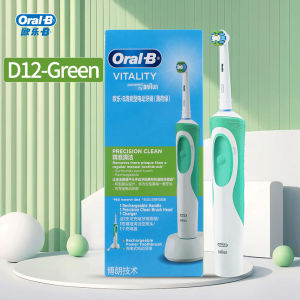 Oral-B Vitality D12 Rechargeable Electric Toothbrush Sonic rotary Replaceable Brush Oral b Toothbrush With Toothbrush Head Set