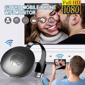 To TV 2.4G 4K Wi-Fi ไร้สายสายมิลเลอร์ HDMI อะแดปเตอร์จอแสดงผล1080P สำหรับ iPhone Samsung โทรศัพท์แอนดรอยด์