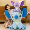 LZD  Stitch Plush Toy Blue Stitch Cartoon Doll Doll Large Pillow Doll Birthday Gift. 