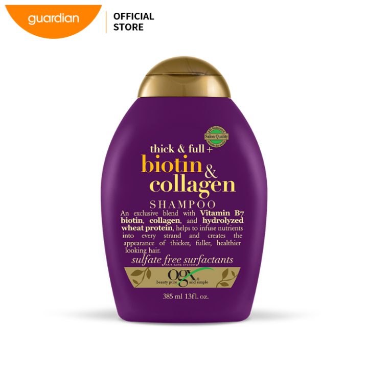 OGX Shampoo Biotin and Collagen 385ml Lazada