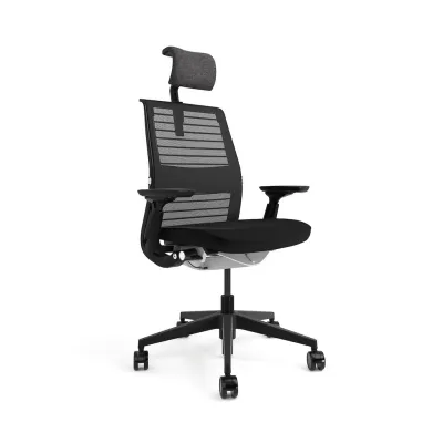 Steelcase Think Ergonomic Office Chair (With Headrest) - 12 Year Warranty Free Installation Delivery Within 1 Week Singapore Stock