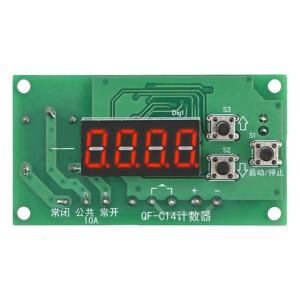 โมดูลตัวนับดิจิตอลจอแสดงผล0.36รีเลย์ควบคุมแรงดันไฟฟ้า12V 24V อุปกรณ์เสริมสำหรับการผลิต