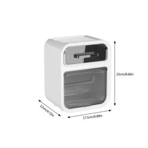 MANKA Drawer Box Waterproof Tissue Dispenser Wall Mounted Sanitary Pad Storage Wall Mount Storage Box Storage Box Paper Roll Holder Bathroom Paper Towel Box Bathroom Storage