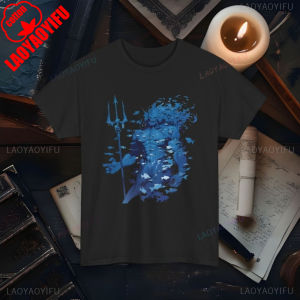 Poseidon God of The Sea T-Shirt Greek Mythology Ocean Tee Trident Poseidon Graphic Men Shirt The Best Gift for A Husband Tshirt