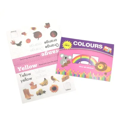 Childrens workbook Educational exercises book - W019