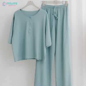 Miumi Collection Setelan Celana Panjang Wanita One Set Busui Friendly Korean Style Kekinian Haruka