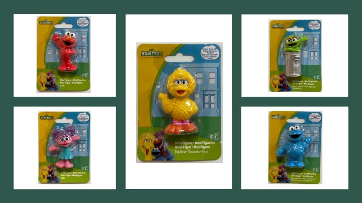 Just Play - Sesame Street Mini Figure - Abby Cadabby, Big Bird, Cookie ...