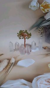 KRISTAL SG: White Crystal Pillar. 白水晶柱 Size: 1" 2/8 +/-height