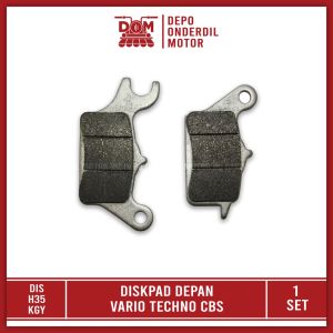 Diskpad Depan Vario CBS (KAGAYAKU) Dispad Disc pad Kampas Rem Cakram Depan Vario 110 125 CBS ISS