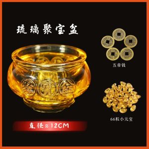 黄铜米缸 聚宝盆 百福铜缸 🔥送水晶元宝 五帝钱🔥 FENG SHUI 米桶 已开光 风水 招财 金蟾 纯铜聚财缸 纯铜百福缸 生意兴隆 开业必备 钱财满缸 居家风水摆件 Feng Shui BAIFU TANK BRASS RICE TANKS