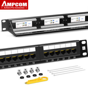 【Sale】 48 ports Cat6 Fully Loaded Patch Panel