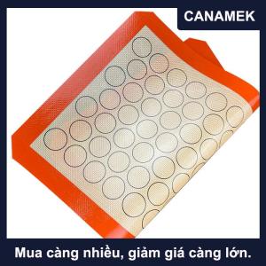 【CANAMEK】 Tấm silicone chống dính Lót nướng bánh mì Lót làm bánh ngọt Tấm làm bánh macaron Nhà bếp