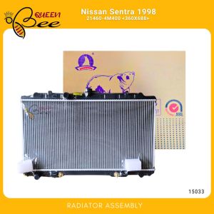 QUEENBEE 15033 Nissan Sentra Sunny N16/B15/QG13 1998 Radiator Assembly A/T 360x688x26mm 21460-4M400 (Polar)