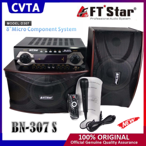 `FT-Star 8 Inches Micro Component Speaker System Set (Amplifier+Speakers)400 Watts/BN-307s