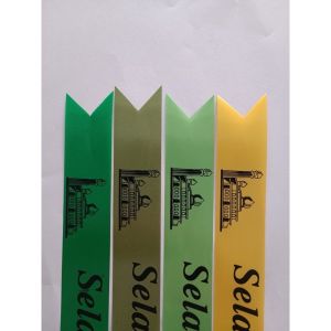 Pita PARCEL LEBARAN IDUL FITRI 50x4 cm / Label Parsel Sablon isi 10 pc