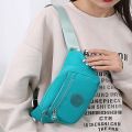 IU MISS Nylon Sports Waist Bag Zipper Large Capacity Nylon Waist Bag Fashion Phone Bag Canvas Crossbody Bag Sports. 