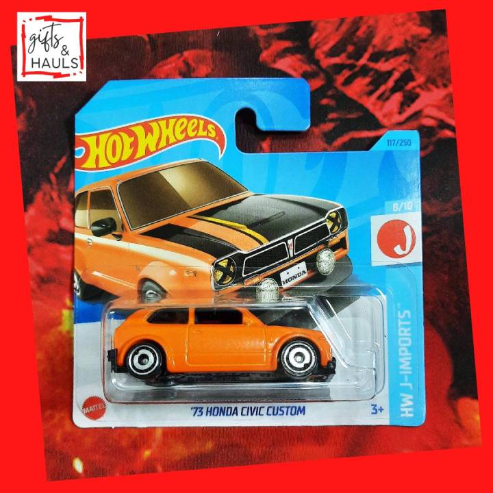 Hot Wheels - '73 Honda Civic Custom (Orange) - HW J-Imports 8/10, Toy ...