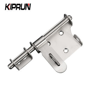 [Ready stock] KIPRUN  Durable Hardware Stainless Steel Lock Door Latch Practical Home Staple Slide Bolt Anti-theft Safety Trumpet Hasp door bolts gate lock bolts wholesale