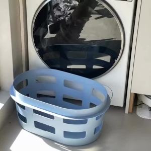 Sacesr Minimalist PP Dirty Laundry Basket Living Room Portable Sundries Storage Basket Large Capacity Laundry Baskets Home Organization N7Y3P