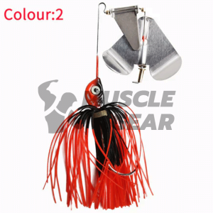 หยื่อสปินเนอร์หัวจิ๊ก เหยื่อสแลชเบส เหยื่อบัสเบส เหยื่อตีชะโด ตะขอปลาปลาแซลมอนปลาเทราท์เบสหลากสี