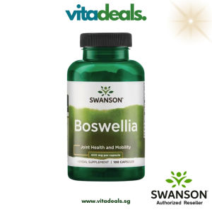 Swanson Boswellia 400mg (D12) 100 Capsules Health Supplement To Provide Joint Support and Bone Health- Vitadeals
