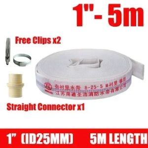 OnlyF U NuoNuoWell 1" 1.2 1.5 2 Garden Canvas Hose Agricultural Heavy Duty Irrigation Drip Belt Vegetable Fruit Watering Fire Hose Y5R7K
