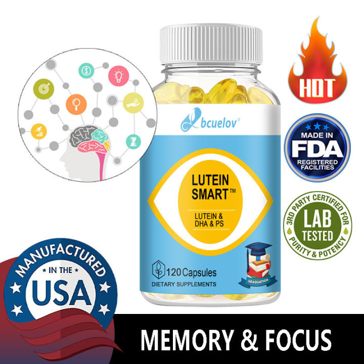 Bcuelov DHA seaweed oil supplement, containing 2000 mg, promotes brain ...