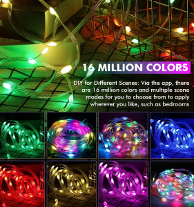 Decorative Lamps Beautiful Christmas Lights Environmentally Friendly Multifunction Adjustable Brightness