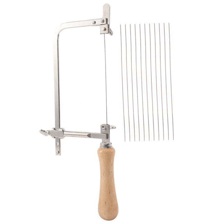 (GMXZ) Coping Saw Steel Frame and 12 Pcs Diameter 1Mm Wire Saw ...