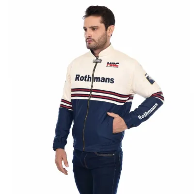Jaket Honda Rothmans Vintage Motor Pria Old Nsr Cbr Tiger Scoppy Adv Pcx Forza
