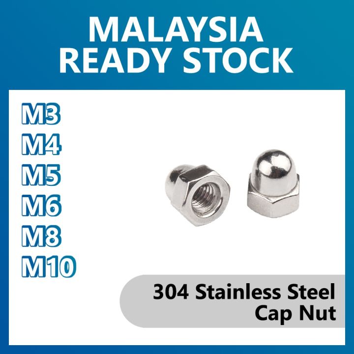 thumbnail image 2 of 50 Pack 6-32 Acorn Cap Nuts – Stainless Steel 18-8, Standard Height, Socket Drive 2 of 3