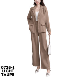 Shop Haul Terno Coords Blazer Trouser Wide Leg Terno Set Can Fit to L-XL 0728-1