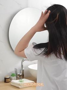 AE Hair dryer holder no-drill wall-mounted bathroom hair dryer stand hair dryer holder