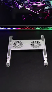 Boneruy Laptop xoay lật mở rộng giá với quạt làm mát chủ máy tính xách tay Pad Bracket Riser Cooler