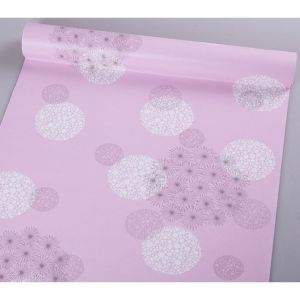 Decal dán tường họa tiết hồng khổ 45cm có sẵn keo dán tiện lợi