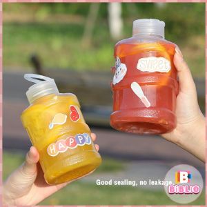 BIBLIO Mini Water Bucket Tumbler Creative Mineral Water Bottle 700ml 500ml