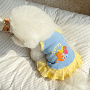 Pet Suspender Dress Dog Sling Princess Skirt Cat Summer Clothing for Shih Tzu Female Cute Couple