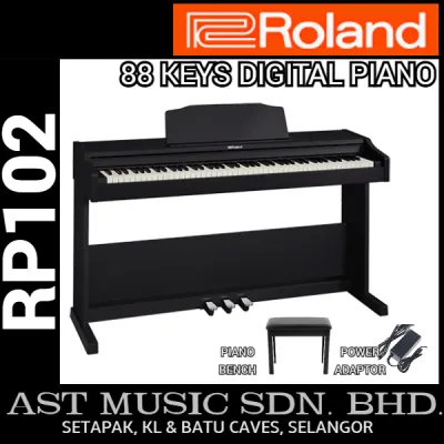 Roland RP102 Digital Piano ( RP-102 ) with Bench and Headphone